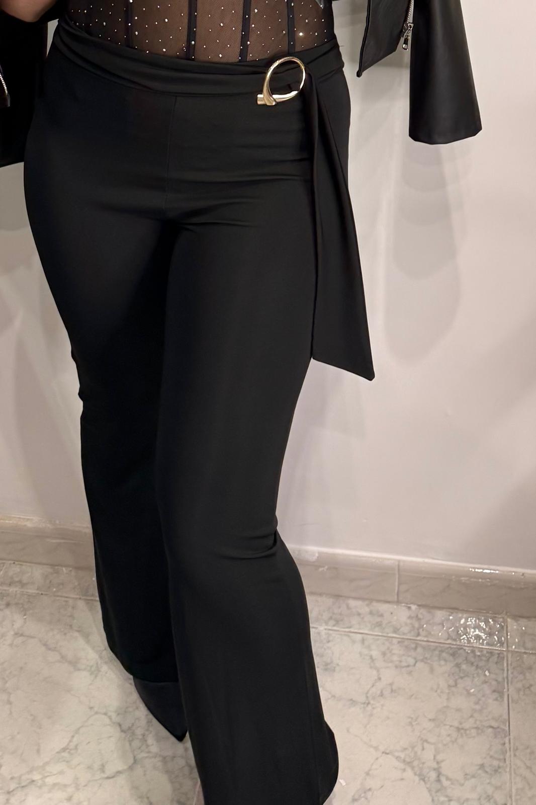 "pantaloni drappeggio chic"