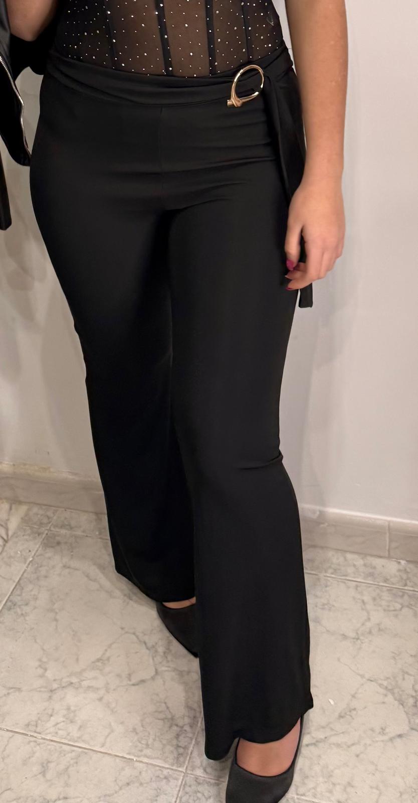 "pantaloni drappeggio chic"